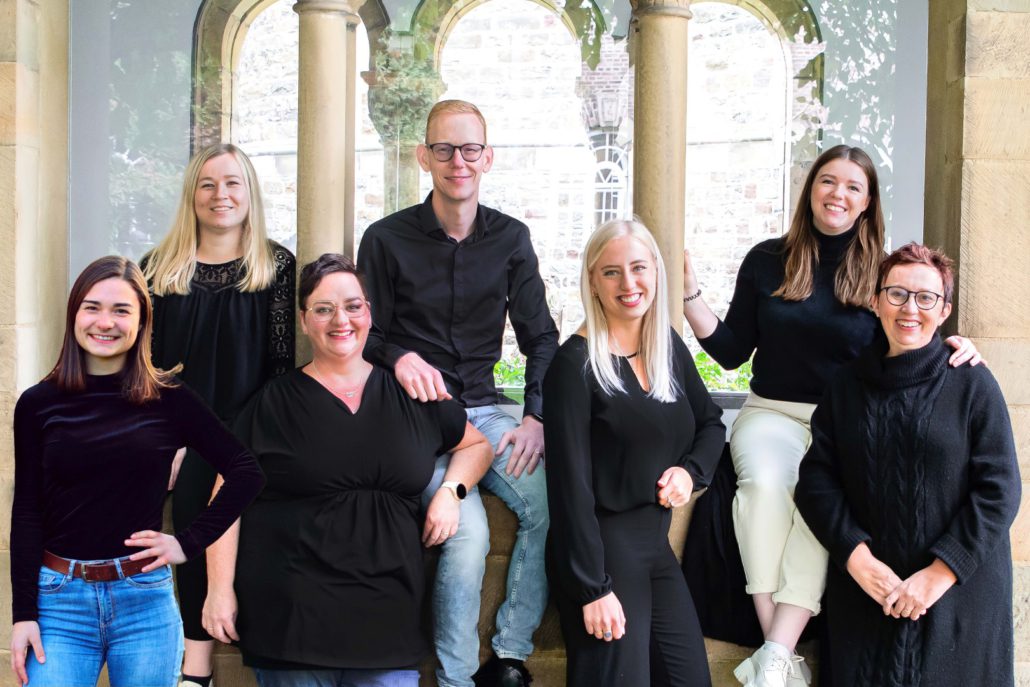 Teamfoto logopedie collega's